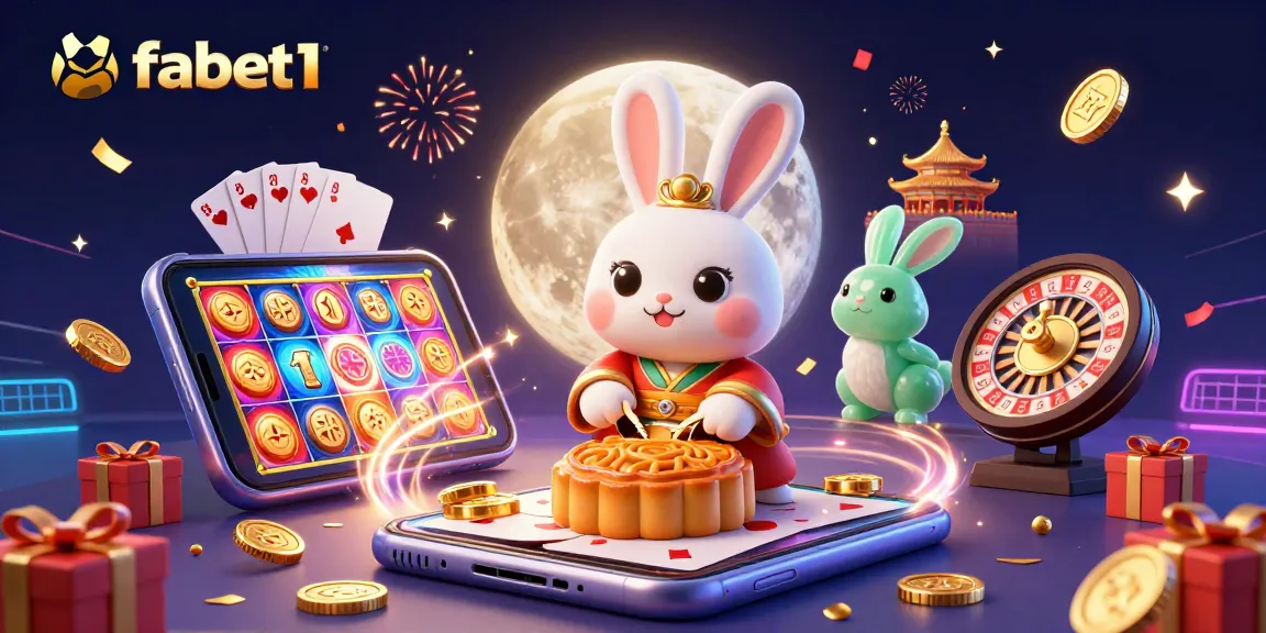 Experience the thrill of fabet1 with moon rabbits and exciting casino elements!